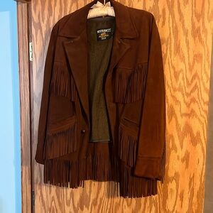 Suede western jacket
